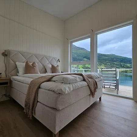 Modern Cabin With Panorama View Olden Exterior photo
