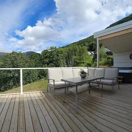 Modern Cabin With Panorama View Olden Exterior photo
