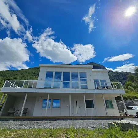 Modern Cabin With Panorama View Olden Exterior photo